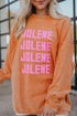 Ribbed Corduroy Oversized Sweatshirt